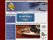 Tablet Screenshot of alandsams.com